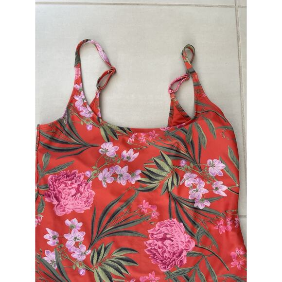 Old Navy Swim One Piece Swimsuit Multicolor Floral Swimwear - Picture 2 of 10